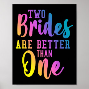 Twee bruiden zijn beter dan een lesbische bruiloft poster