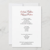 Twee bruidjes in het bruinkees kaart (Achterkant)