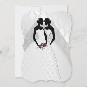 Twee bruidjes in het bruinkees kaart