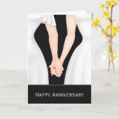 Twee bruidjes in het Jubileum van het huwelijk Kaart (Gele Bloem)