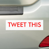 TWEE BUMPERSTICKER (Op auto)