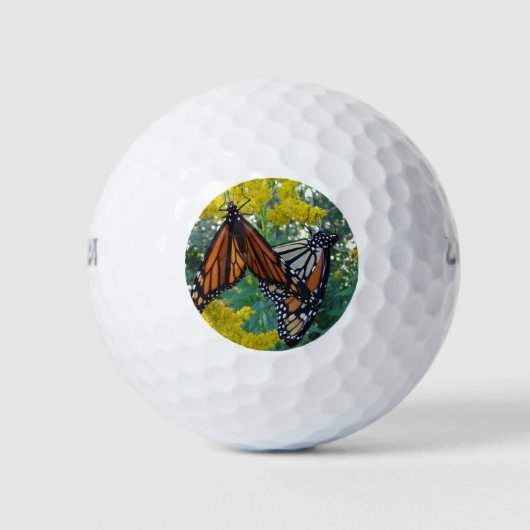 Twee Butterflies Golfballen (Voorkant)