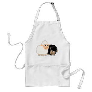 Twee Cartoons koken pron Standaard Schort