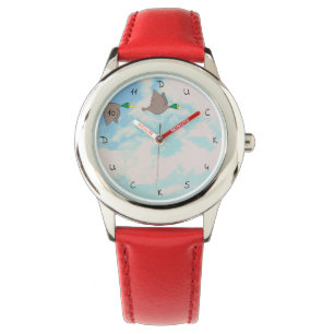 Twee Cartoons kwallen Horloge
