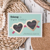 Twee cellen | Zomzonnige zondags Folie Uitnodiging