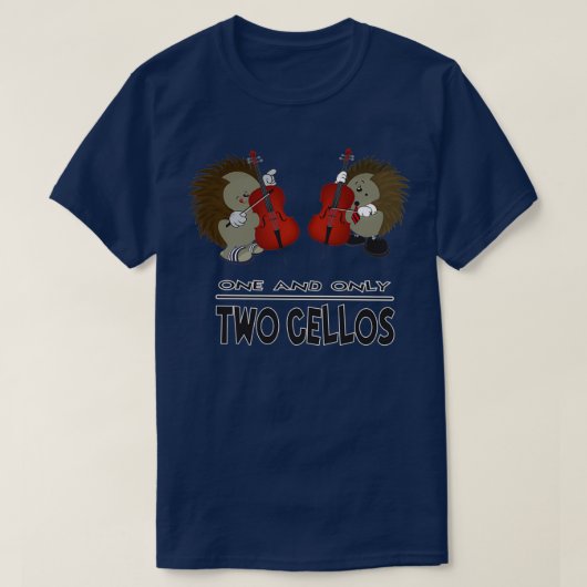 twee cellos t-shirt (Design voorkant)
