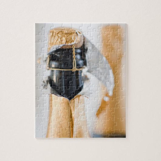 Twee champagneflessen legpuzzel (Verticaal)