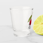 Twee Cherries Design Shot Glass Glas (Links)