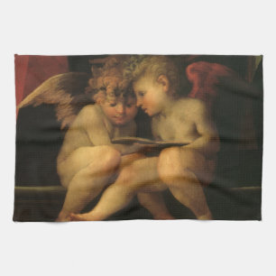 Twee cherubijnen lezen door Rosso Fiorentino, enge Theedoek