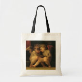 Twee Cherubs Lezing door Rosso Fiorentino, Angels Tote Bag (Voorkant)
