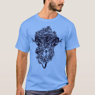 Twee Chinese draken vechten T-shirt