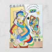 "Twee cijfers: O en Ru" door Ruchell Alexander Briefkaart (Voorkant)