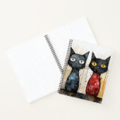 Twee Cool Cats Bullet Line Recept Notitieboek (Binnen)