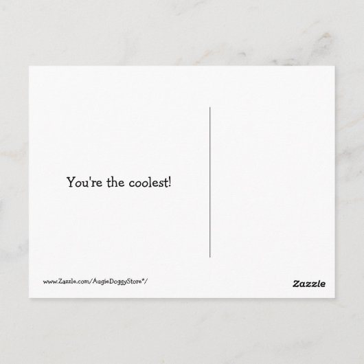 Twee Cool Golden Retrievers in Petten en zonnebril Briefkaart (Achterkant)