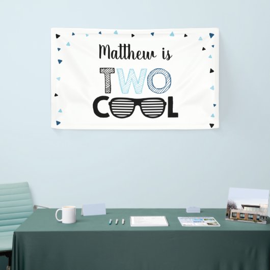 Twee Cool Sunbril Boy Birthday Spandoek (Beurs)