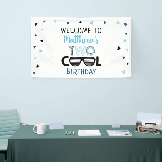 Twee Cool Sunbril Boy Birthday Spandoek (Beurs)