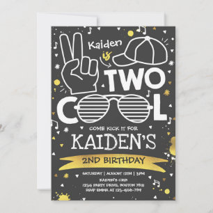 Twee Cool Verjaardagsfeestje Ik ben Twee Cool 2de Kaart