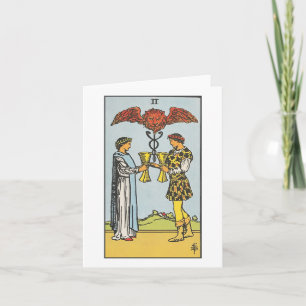 Twee cups blanco kaarten - Rider Waite Smith tarot