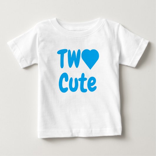 Twee Cute 2nd Birthday Baby T-Shirt (Voorkant)