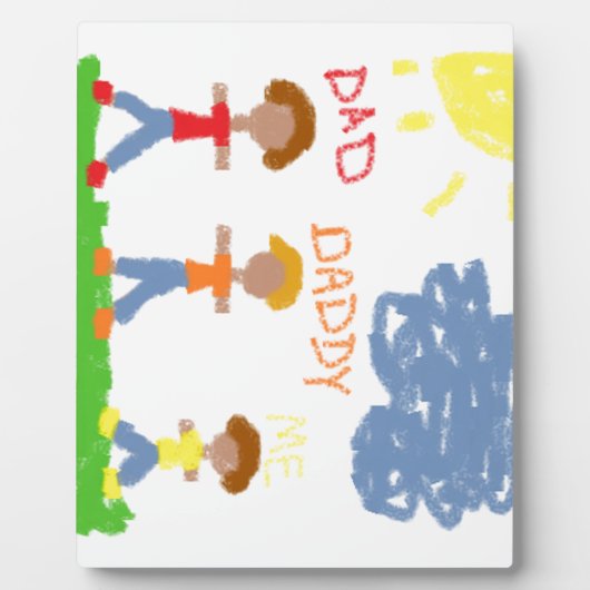 Twee Dads en een zoon. Fotoplaat (Voorkant)