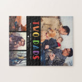 Twee Dads zijn beter dan één | Foto Vaderdag Legpuzzel (Horizontaal)