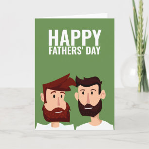 Twee dagen voor de gelukkige vaders van de Gay Dad Kaart