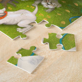 twee dagen vóór de pensionering legpuzzel (Zijkant)