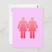 Twee dames briefkaart (Voorkant / Achterkant)