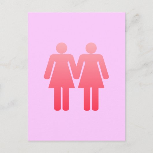 Twee dames briefkaart (Voorkant)