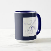 Twee Dancer Coffee-Mok Mok (Voorkant rechts)