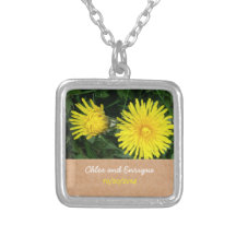 Twee Dandelions aangepaste bruiloft