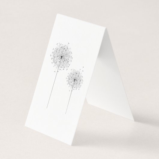 Twee Dandelions Visitekaartjes (Voorkant)