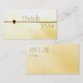 TWEE - Dank u Visitekaartje (Voorkant / Achterkant)