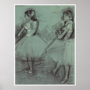 Twee dansers, c. 1879, Edgar Degas Poster