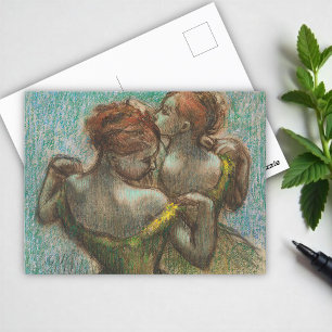 Twee dansers, Halve lengte, Degas Art Briefkaart