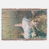 Twee dansers op een podium van Edgar Degas, kunst Deken (Voorkant)