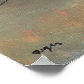 Twee dansers op een podium van Edgar Degas,  kunst Poster (Hoek)