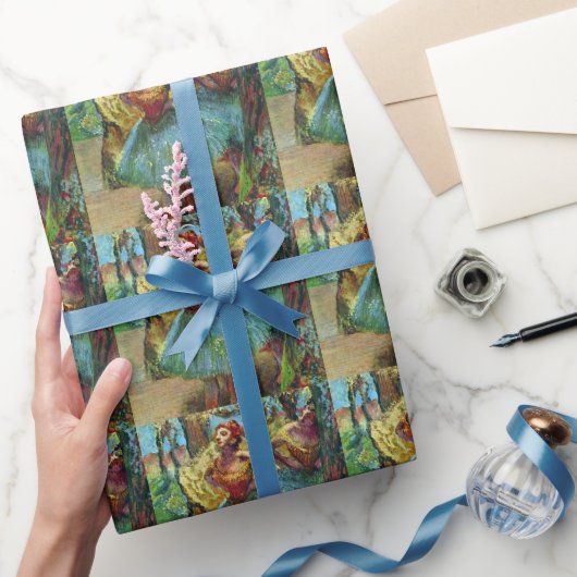 Twee dansers van Edgar Degas, balletkunst Cadeaupapier (Geschenken)