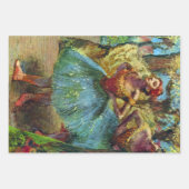 Twee dansers van Edgar Degas, balletkunst Inpakpapier Vel (Voorkant)