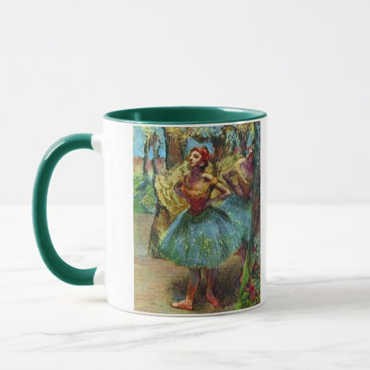 Twee dansers van Edgar Degas,  balletkunst Mok (Links)