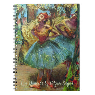 Twee dansers van Edgar Degas, balletkunst Notitieboek