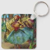 Twee dansers van Edgar Degas,  balletkunst Sleutelhanger (Achterkant)