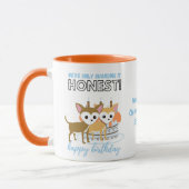 Twee Darling Chihuahuas Funny Dog MOM Birthday Mok (Links)