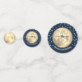 Twee De Maan 2e Verjaardagsfeestfoto Confetti (Voorkanten)