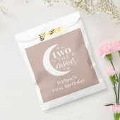 Twee de maan Blush Bedankzakje (Gezegeld)