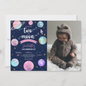 Twee De Maan Foto Kaart (Voorkant)