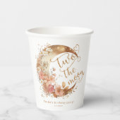 Twee de maan meisje 2e verjaardag feest papieren bekers (Voorkant)