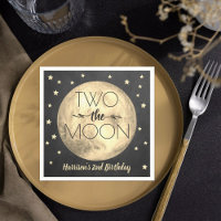 Twee de maan op de tweede verjaardag van Napkins