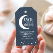 Twee de Moon Blue Navy Cadeaulabel