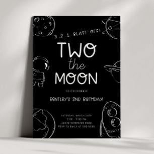 Twee de Moon Uitnodiging